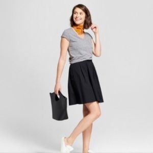 A New Day Skirt Black Wilhelm Pockets Size Small